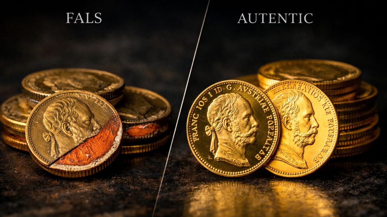 Cum să iei o ”țeapă” de 500000 de euro în monede de aur Franz Joseph...false Cum să iei o ”țeapă” de 500000 de euro în monede de aur Franz Joseph...false