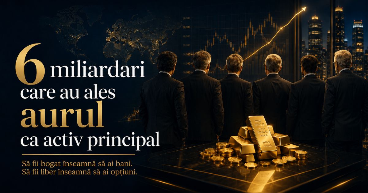 6 miliardari care au ales aurul ca activ principal 6 miliardari care au ales aurul ca activ principal
