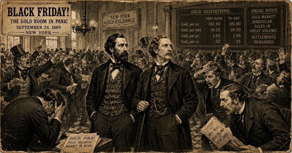 Poate fi manipulat prețul aurului? Vinerea neagră americană din 1869
