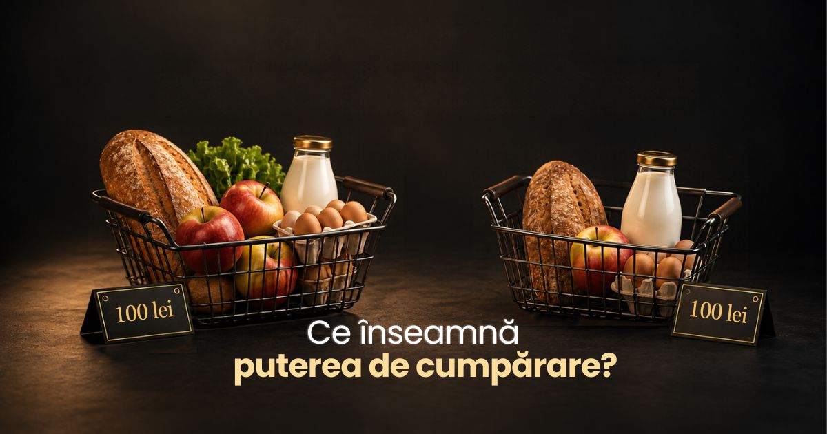 Puterea de cumpărare: 10.000 de lei sau aur, după 5 ani