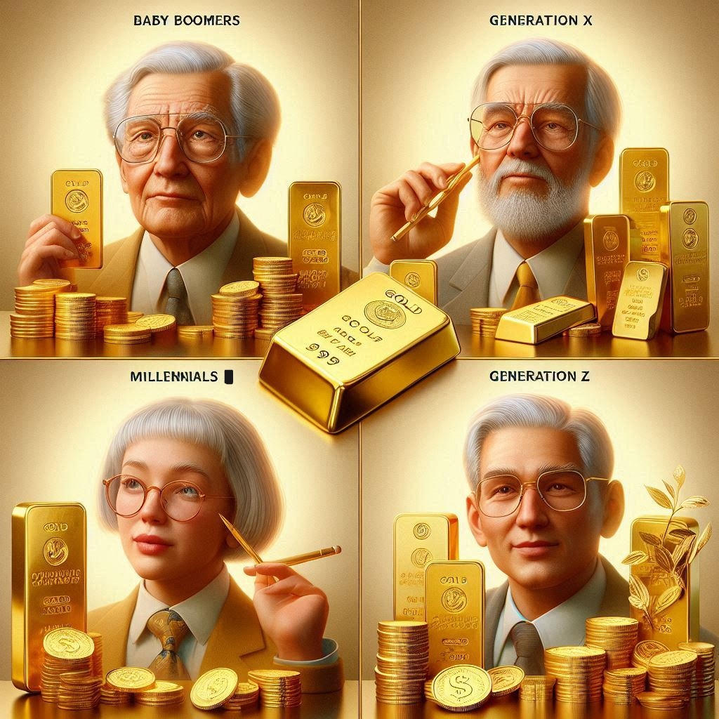 De ce aleg tinerii mai mult decît bunicii să investească în aur și argint: O analiză a generațiilor de investitori