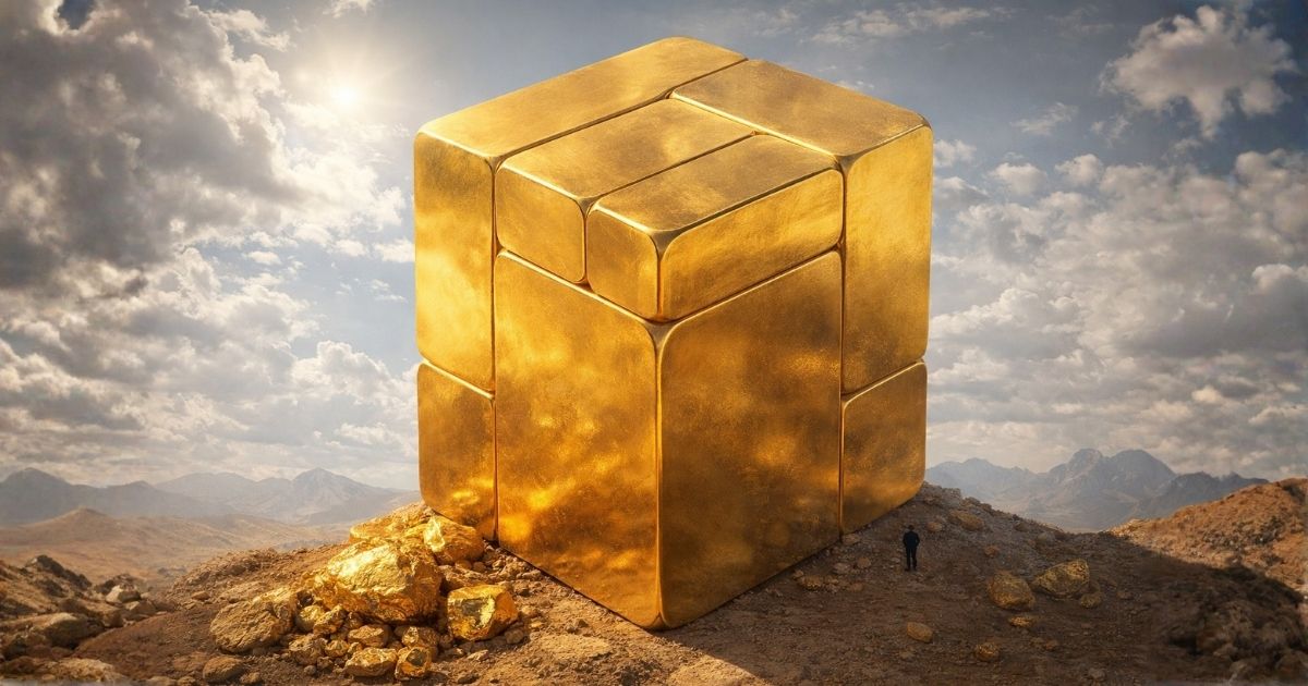 Cât aur au pământenii până acum? Cât un cub cu latura de 22,5 metri
