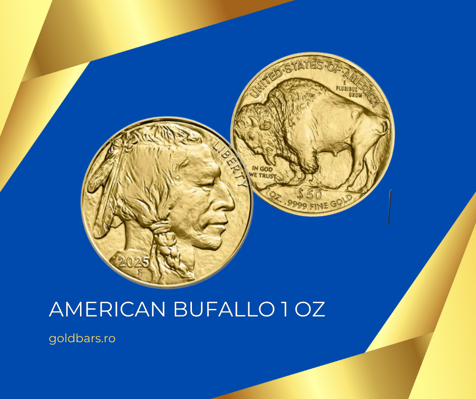 Moneda de Aur American Buffalo – când aurul ține de patriotism