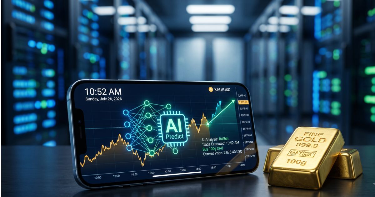 Prețul Aurului și Trading-ul cu AI în 2026 | Goldbars.ro Prețul Aurului și Trading-ul cu AI în 2026 | Goldbars.ro